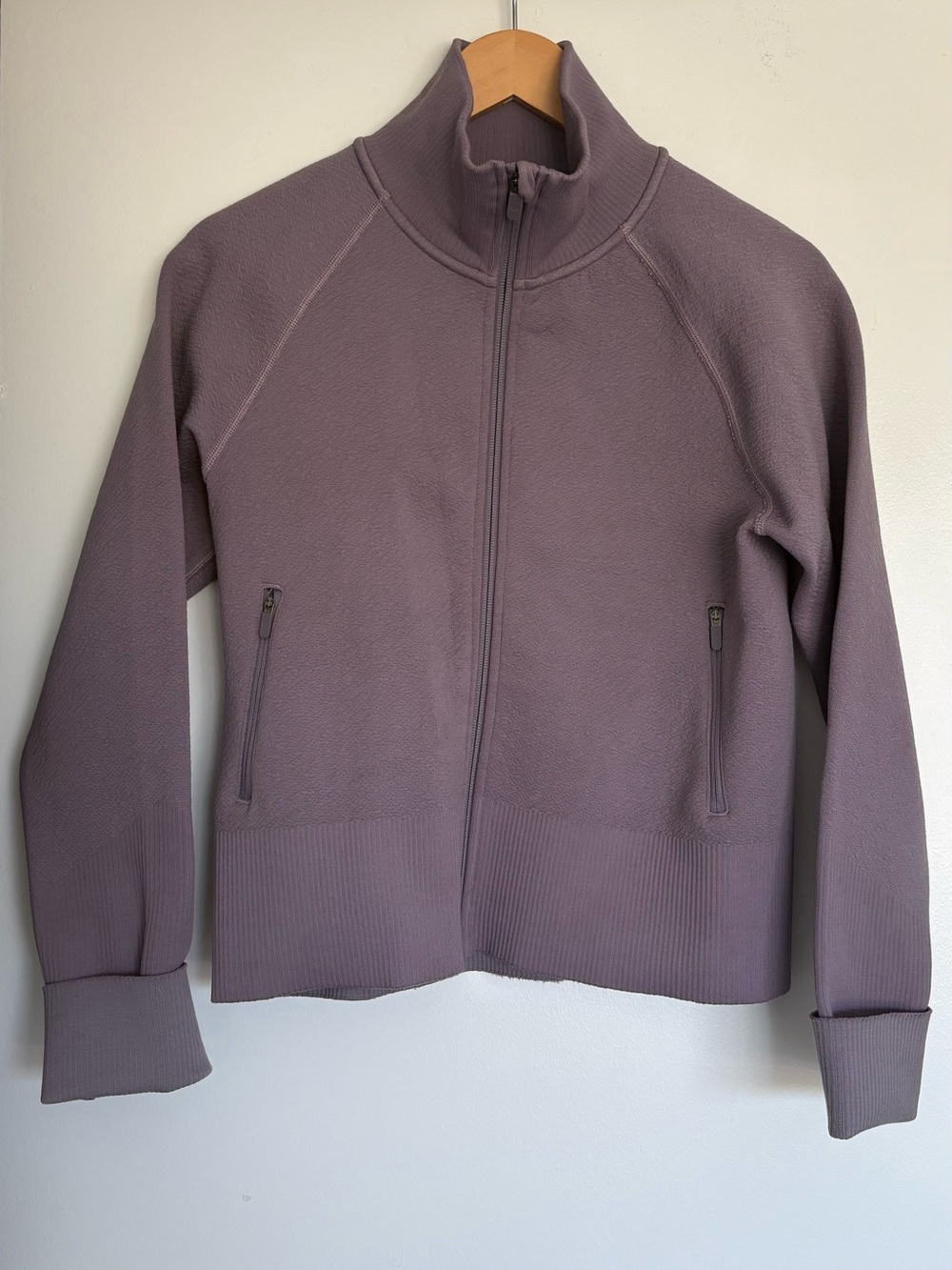 lululemon athletica Women's Lavender Zip-Up Bomber Jacket